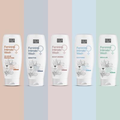 SheNeed Sensitive Feminine Intimate Wash 100% Natural with Cocoa and Cotton Seed Oil 200 ml - Intimate Care