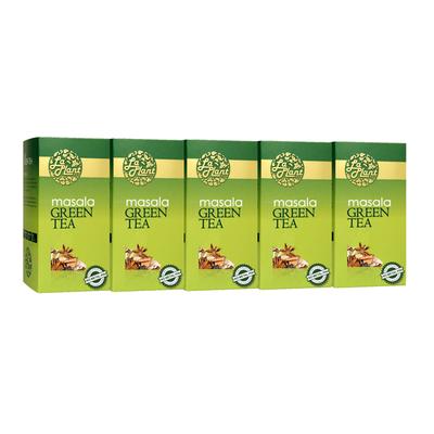 LaPlant Green Tea Bags - Masala Tea (Pack of 5 x 25's) - Teas