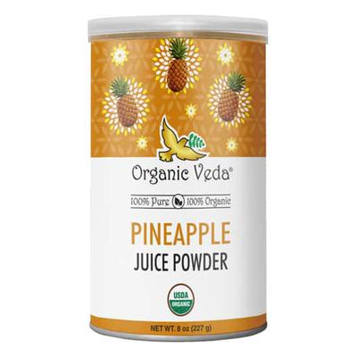 Organic Veda Pineapple Juice Powder 227 gm - Pure Herbs