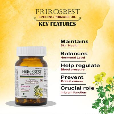HealthBest Prirosbest Evening Primerose Oil Softgel Capsule 60's - Multi-Vitamins