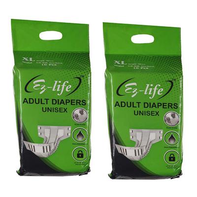 Ez-life Adult Diapers Unisex (XL) (Pack of 2 x 10's) - Adult Diapers & Pads
