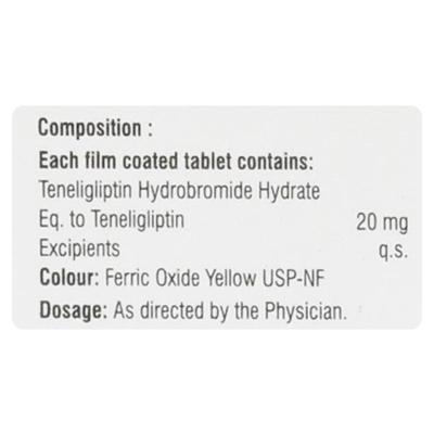 TELNIGLIP 20mg Tablet 10's - Diabetes-Ant