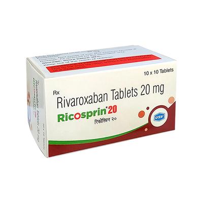 RICOSPRIN 20mg Tablet 10's - Blood Clot-Ant