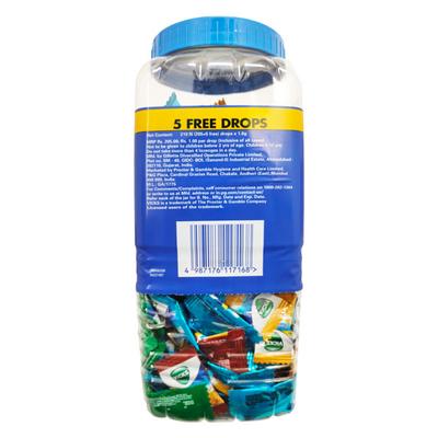 Vicks Cough Drops Candy - Tulsi, Ginger, Honey & Menthol 205's + 5's Free - Sore Throat Lozenges