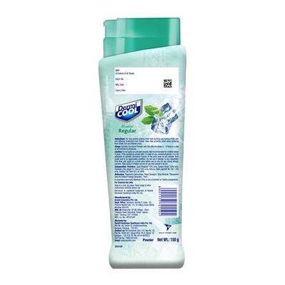 Dermi Cool Prickly Heat Powder - Menthol Regular 150 gm - Talcum Powders
