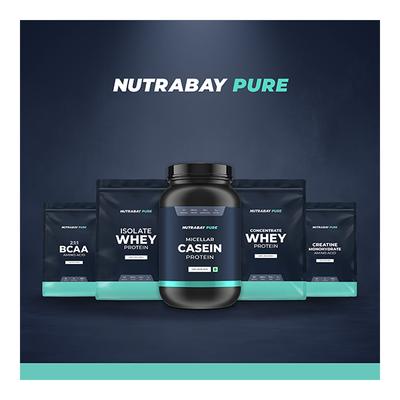 Nutrabay Pure Micellar Casein Protein Isolate - Unflavoured 1 kg - Whey Proteins