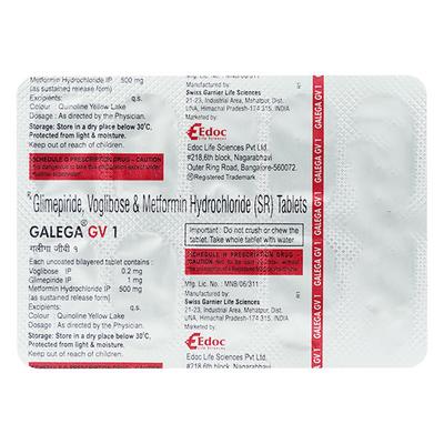GALEGA GV 1 Tablet 10's - Diabetes-Ant