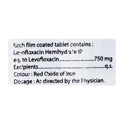 BENLEVO 750mg Tablet 10's - Bacterial Infections-Qui