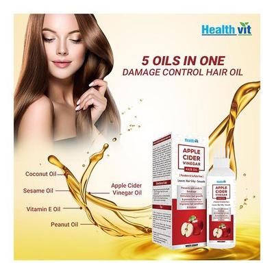 Healthvit Apple Cider Vinegar Hair Oil 100 ml - Hair Oils