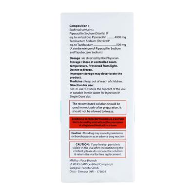BOXTAG 4.5gm Injection 20ml - Bacterial Infections-Pen