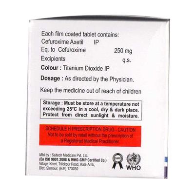 ARTUM 250 Tablet 10's - Bacterial Infections-Cep