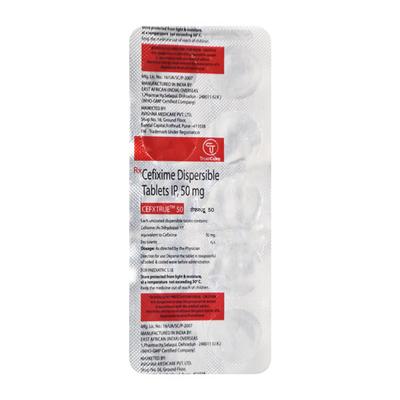 CEFXTRUE 50mg Oral Suspension 30ml - Bacterial Infections-Cep