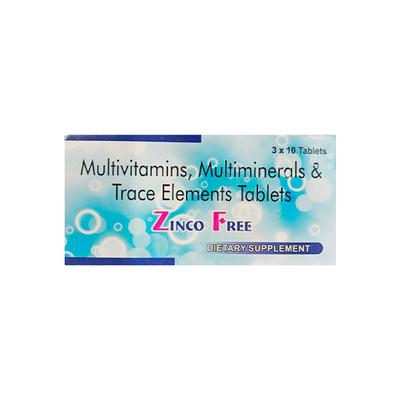 ZINCO FREE Tablet 10's - Supplements-Vam
