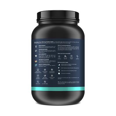 Nutrabay Pure Soy Protein Isolate - Unflavoured 1 kg - Weight Loss