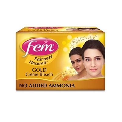 Fem Fairness Naturals Gold Creme Bleach 64 gm - Face Bleach