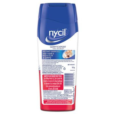 Nycil Germ Expert Powder - Cool Gulabjal 150 gm - Talcum Powders
