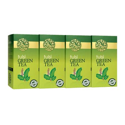 LaPlant Green Tea Bags - Tulsi (Pack of 4 x 25's) - Teas