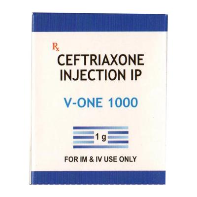 V ONE 1000 Injection 1's - Bacterial Infections-Cep