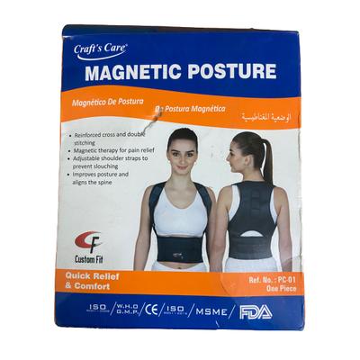 Craft's Care Magnetic Posture Corrector (PC 01) (L) 1's - Back/Abdomen Supports