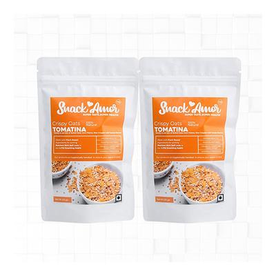 Snack Amor Crispy Oats Tomatina 100 gm - Nutritional Bars