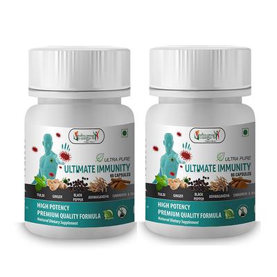 Vringra Ultra Pure Ultimate Immunity Capsule (Pack of 2 X 60's) - Health Products