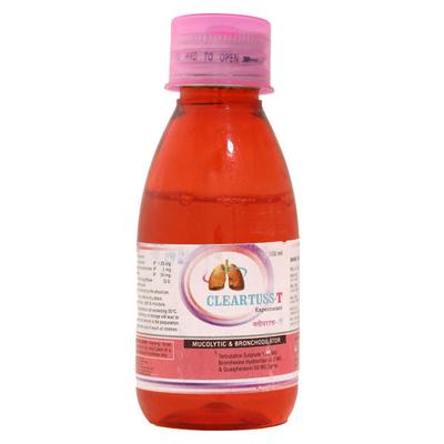 Cleartuss T Syrup 100ml - Cough And Cold-Cou