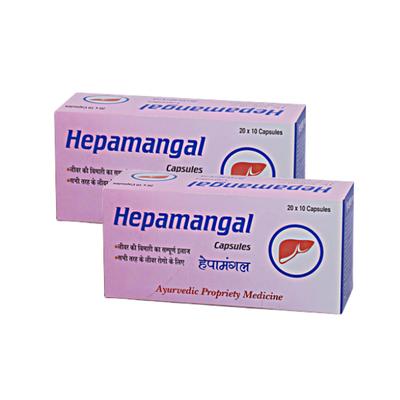 Agron Ayurveda Hepamangal Capsule (Pack of 3 x 100's) - Speciality Medicines