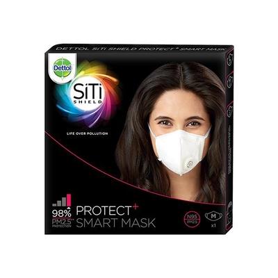 Dettol Siti Shield Air-Pollution Smart Mask - N95 (M) - Face Masks