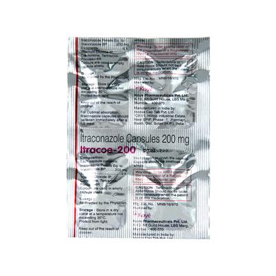 Itracoe 200mg Capsule 4'S - Fungal Infections-Anf