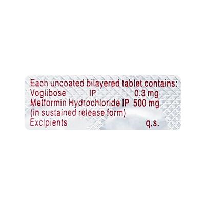 Avibose MF 0.3mg Tablet 10'S - Diabetes-Ant