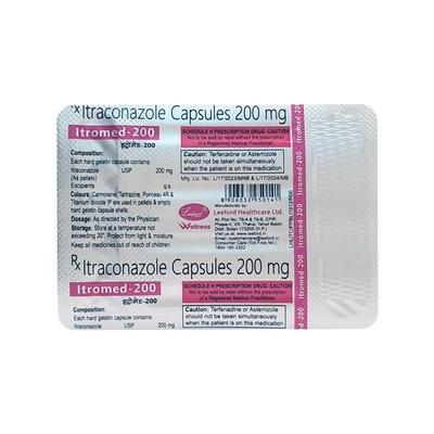 Itromed 200mg Capsule 4'S - Fungal Infections-Anf