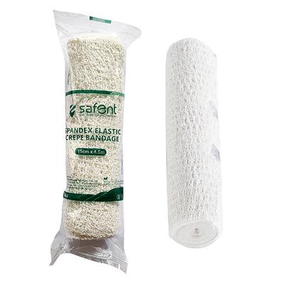 Safent Spandex Elastic Crepe Bandage (15 cm X 4.5 m) - Bandages