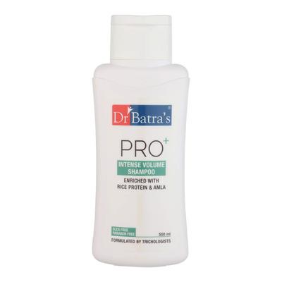 Dr Batra's PRO+ Intense Volume Shampoo 500 ml + Hair Fall Control Oil 200 ml + Hair Vitalizing Serum 125 ml - Hair Treatment