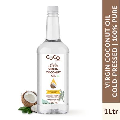 Coco Crush Cold Pressed Virgin Coconut Oil 1 l - Hair Oils