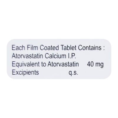ATORAN 40mg Tablet 10's - High Cholesterol-Dys