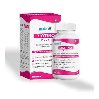 Healthvit Biotino Plus Tablet 60's - Hair & Skin
