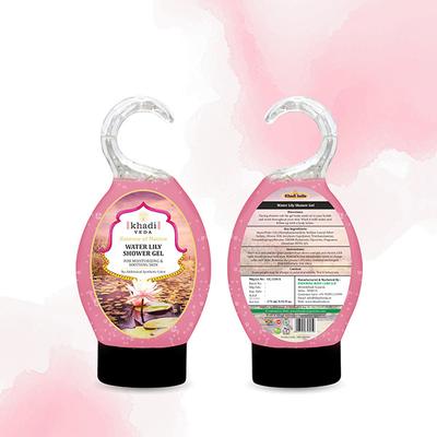 Khadi Veda Water Lily Shower Gel 175 ml - Shower Gels & Body Wash