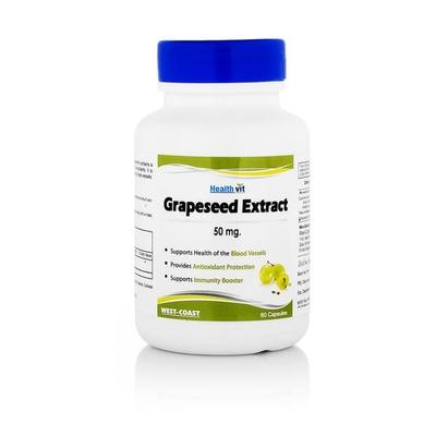 Healthvit Grapeseed Extract 50mg Capsules 60's (N) - Multi-Vitamins