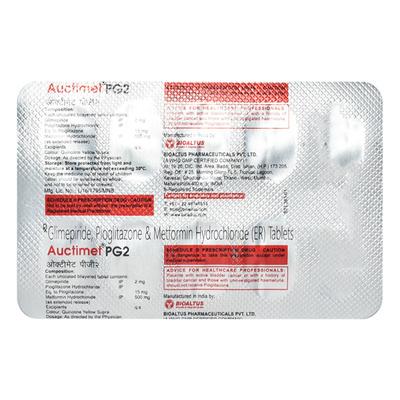 AUCTIMET PG 2mg Tablet 10's - Diabetes-Ant