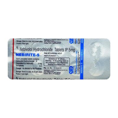 NEBIRITE 5 Tablet 10's - Hypertension-Bet