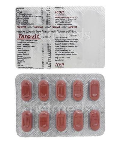 Tarovit Tablet 10'S - Supplements-Vam