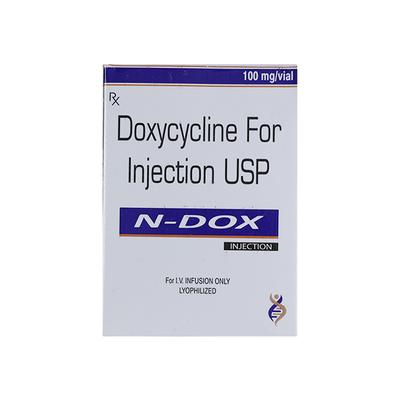 N DOX 100mg Injection 1's - Bacterial Infections-Tet