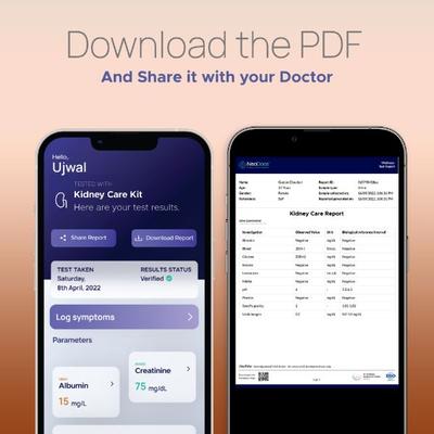 Neodocs Kidney Care Instant Urine Test Kit (Pack of 3) - Health Monitors And Equipment