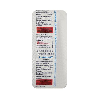Lintam At Tablet 10's - Hypertension-Bet