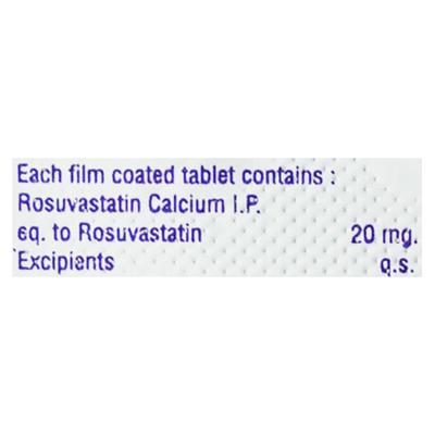 ROZEDOC 20mg Tablet 10's - High Cholesterol-Dys