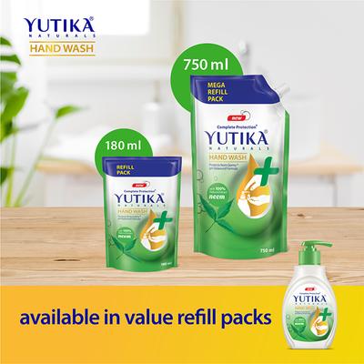 Yutika Liquid Hand Wash Refill Pack - Neem 750 ml - Hand Wash & Soaps
