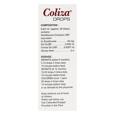 Coliza Drops 15ml - Ulcer/Reflux/Flatulence-GIT