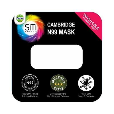Dettol Cambridge Pro N99 Anti-Pollution Mask - Po-S-Adjustable (S) - Face Masks