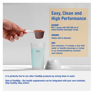Fast&Up Whey Essentials Powder - Rich Chocolate Flavour 2.10 lb - Whey Proteins