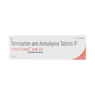 Telcure AM 5mg/40mg Tablet 10'S - Hypertension-Ang